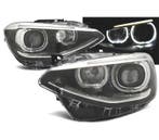 PHARES BMW F20 F21 ANGEL EYES LED FOND NOIR, Autos : Pièces & Accessoires, Verzenden