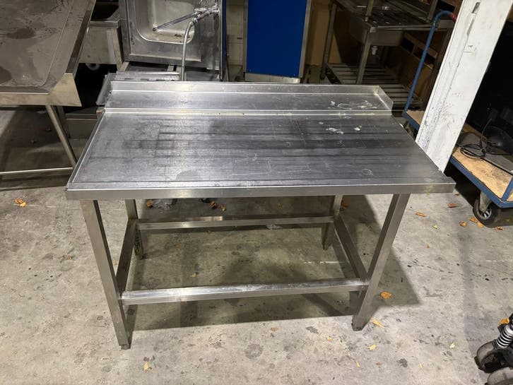 RVS tafel 120x75x91 lxbxh, Zakelijke goederen, Horeca | Keukenapparatuur, Ophalen of Verzenden