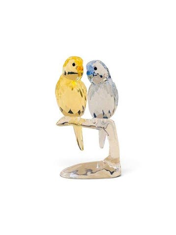 Swarovski - sculptuur, Feathered Beauties - Budgies 2014 -