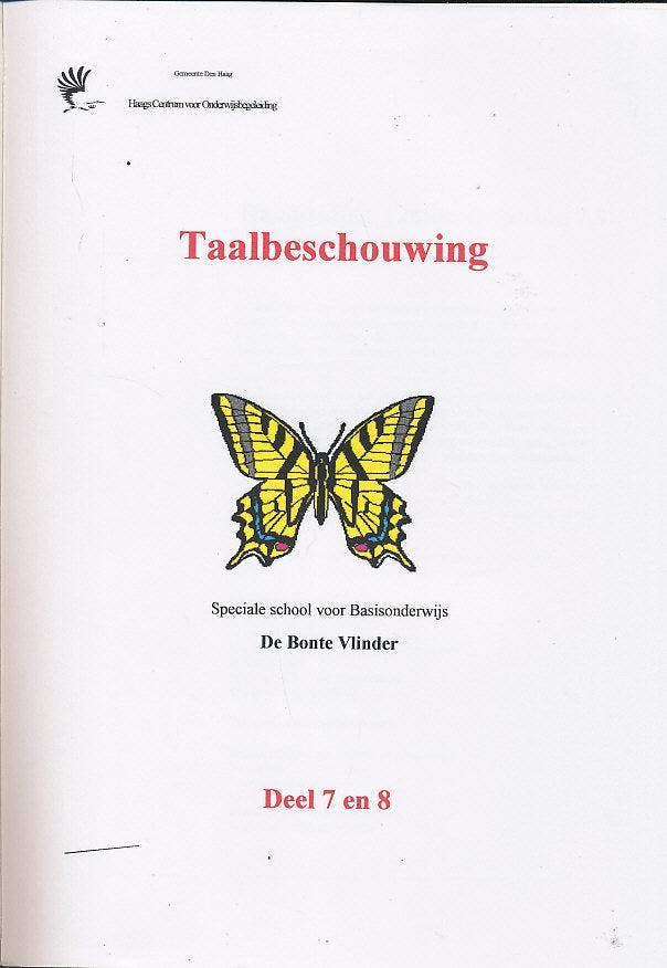 Taalbeschouwing Handleiding deel 7 en 8, Boeken, Schoolboeken, Verzenden