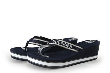 Tommy Hilfiger Sandalen in maat 39 Blauw, Kleding | Dames, Schoenen, Sandalen of Muiltjes, Zo goed als nieuw, Tommy Hilfiger, Verzenden