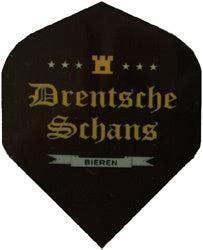 Zwarte Dartflights Bedrukken Met Logo of Foto, Sport en Fitness, Darts, Ophalen of Verzenden, Nieuw, Pijlen