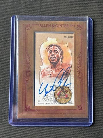 Zion Clark Allen & Ginter Mini Framed Autograph – Topps, Nieuw