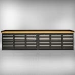 Datona Werkbank PRO - bamboe werkblad - 36 lades - 400 cm -, Ophalen of Verzenden