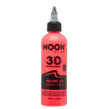 Moon Glow Neon UV Fabric Paint 125ml Intense Red 125ml, Hobby en Vrije tijd, Verzenden, Nieuw