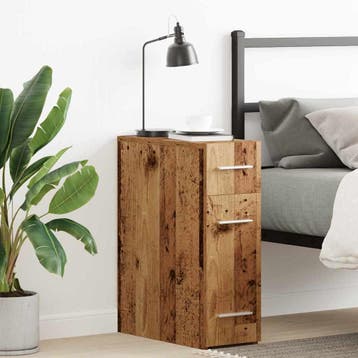 vidaXL Apotheekkast 20 x 45,5 x 60 cm Bewerkt hout Oud hout, Verzenden