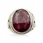 Sans prix de réserve - Bague Argent - Ruby (Certifié)