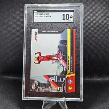 2025 Topps Topps Now F1 Lewis Hamilton #020 Graded card -