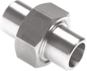 Union Connecteur droit 88.9mm Extrémité à souder Acier, Verzenden, Nieuw