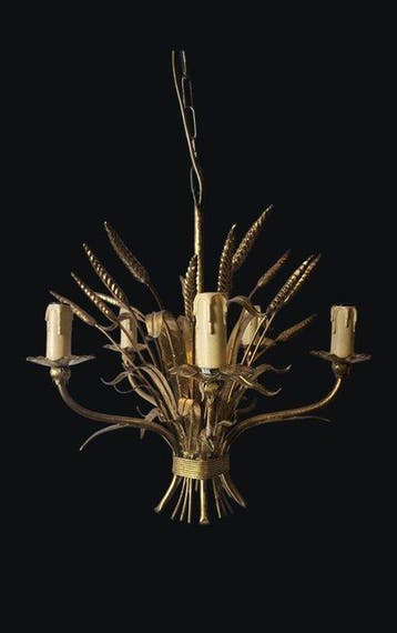 Plafondlamp - Coco Channel-stijl kroonluchter - Metaal