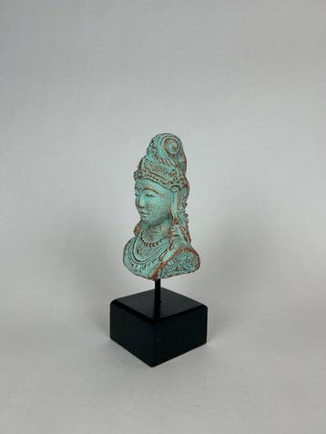 Buste, Nyai Loro Kidul (Javaanse Prinses) op Standaard - 20, Antiek en Kunst