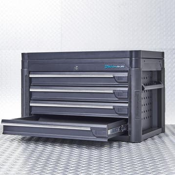 Datona Gereedschapskist tech-line 80 cm - Datona - Zwart, Ophalen of Verzenden