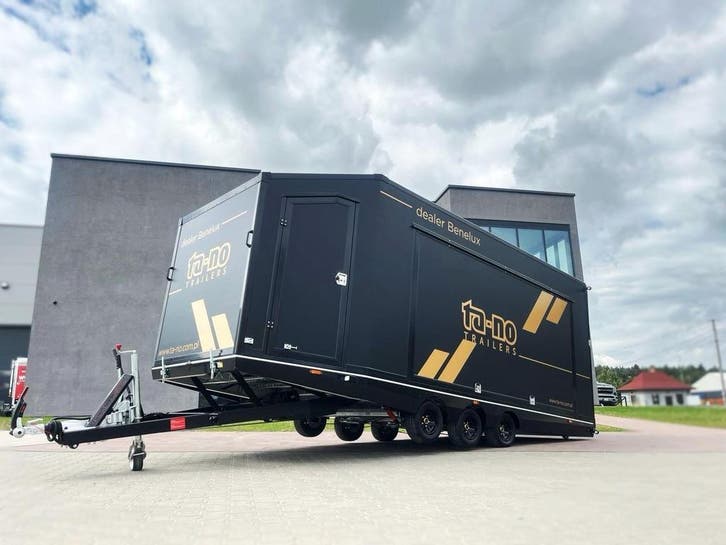 TA-NO gesloten autotrailer, Autos : Divers, Remorques Pièces, Enlèvement