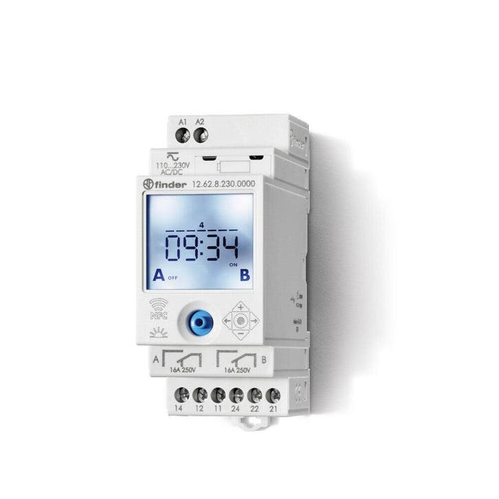 Digitale Wekker Timer Schakelaar 2CO 16A 230V NFC -, Bricolage & Construction, Électricité & Câbles, Envoi