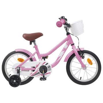 vidaXL Kinderfiets 16 Inch voor 4-6 jaar oud Licht Roze, Fietsen en Brommers, Verzenden, Nieuw
