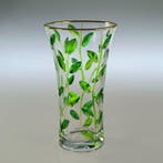 Secoloventesimo - Vaas - Vaas met Groene Bladeren - 24 kt, Antiek en Kunst