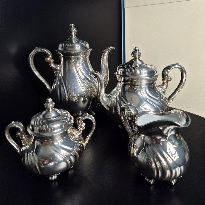 Rosenthal - Koffie- en theeservies (4) - Porselein, Antiquités & Art, Antiquités | Meubles | Tables