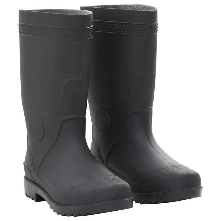 vidaXL Regenlaarzen maat 38 PVC zwart, Sports nautiques & Bateaux, Pêche à la ligne | Général, Envoi