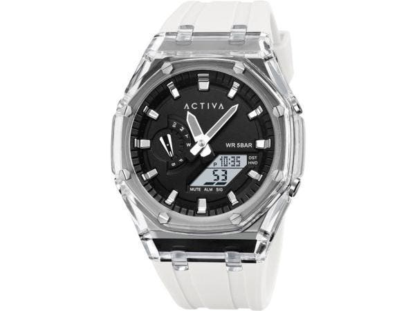 Veiling - Activa Digital Heren Quartz Horloge - 53mm, Bijoux, Sacs & Beauté, Montres | Hommes