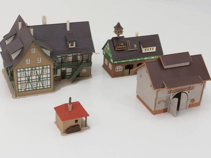 Schaal H0 Set Vollmer 3727 - Vollmer 3725 - Vollmer 3726..., Hobby & Loisirs créatifs, Trains miniatures | HO, Enlèvement ou Envoi