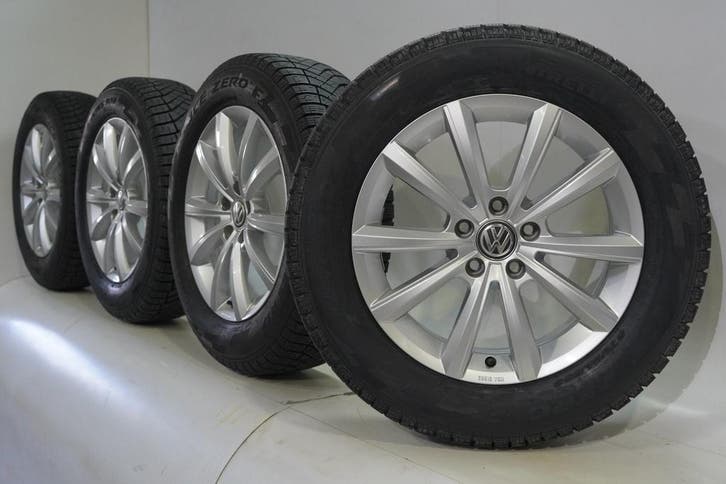 Volkswagen Tiguan II Merano 17 inch velgen Pirelli Winterban, Auto-onderdelen, Banden en Velgen, Ophalen of Verzenden