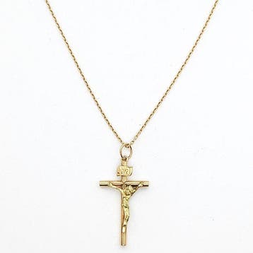 Ketting met hanger - 18 karaat Geel goud