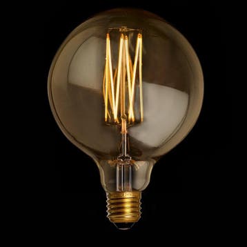 Filament LED Lamp Globe Gold Ø95mm E27 4.5W, Huis en Inrichting, Verzenden, Nieuw