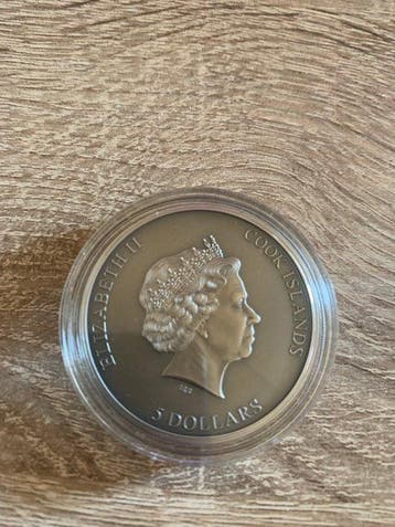 Cookeilanden. 5 Dollars 2023, Guardian Angel, 1 Oz (Zonder, Timbres & Monnaies, Monnaies | Europe | Monnaies non-euro