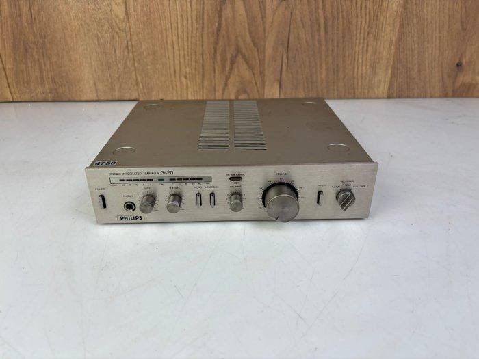 Philips - 3420 Solid state geïntegreerde versterker, TV, Hi-fi & Vidéo, Radios