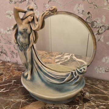 Bernard Bloch - Theodore Schoop - Miroir mural - Céramique