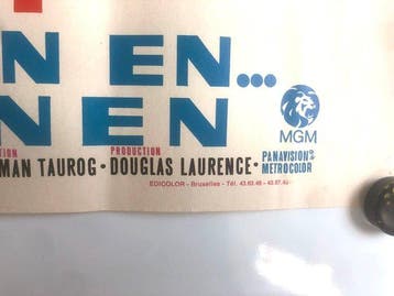 aucun - Le grand frisson - Elvis Presley - Affiche originale, Nieuw