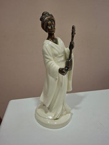 Minton - Beeldje, Geisha - 24 cm - Porselein, Brons - 1979