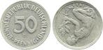 Duitsland Fehlpraegung 50 Pfennig 1950 G Stempeldrehung 180, Verzenden