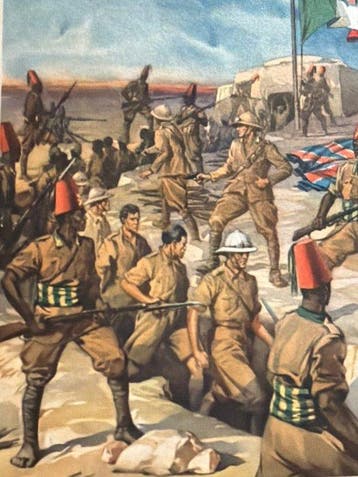 Italië - militie - Militaire ansichtkaart propaganda