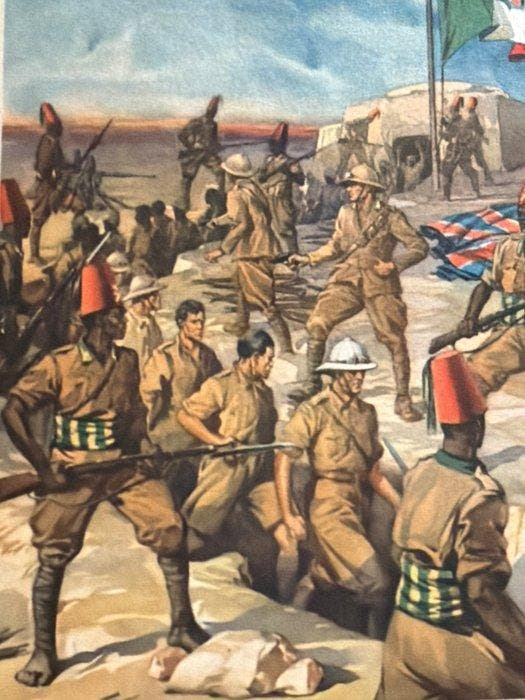 Italië - militie - Militaire ansichtkaart propaganda, Collections, Cartes postales | Étranger