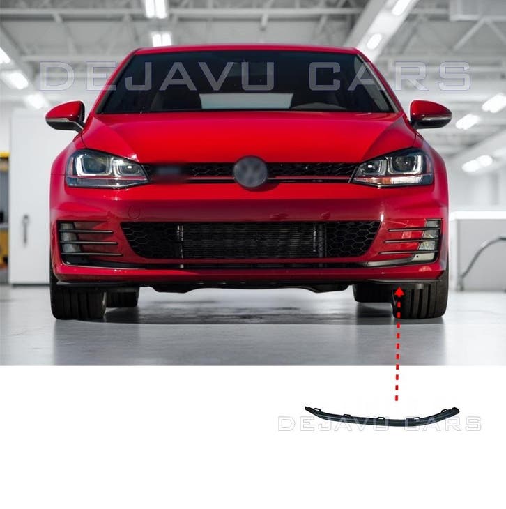 Voorbumper spoiler Links | Rechts voor VW Golf 7 GTI / GTD, Auto diversen, Tuning en Styling, Ophalen of Verzenden