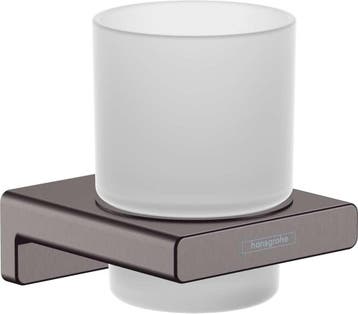 hansgrohe AddStoris tandenborstelhouder Brushed Black Chrome, Verzenden