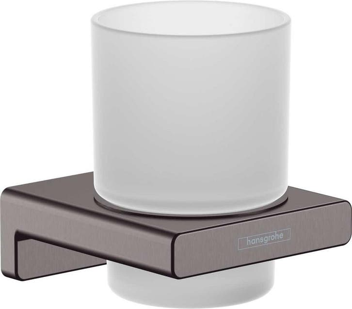 hansgrohe AddStoris tandenborstelhouder Brushed Black Chrome, Maison & Meubles, Salle de bain | Linge de bain & Accessoires, Envoi