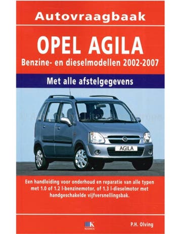 2002 - 2007 OPEL AGILA VRAAGBAAK BENZINE | DIESEL