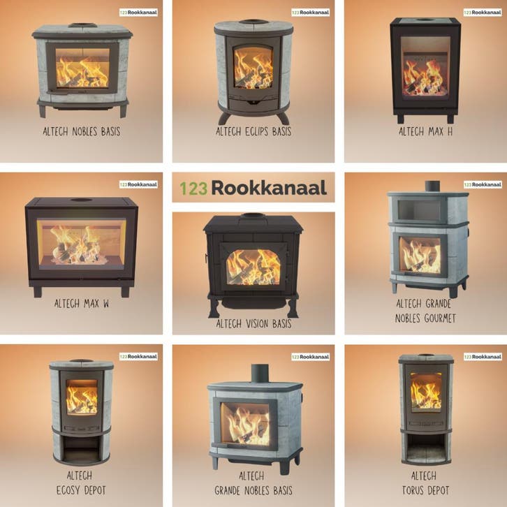 Altech: houtkachel lage prijs / voordelig, Maison & Meubles, Poêles, Envoi