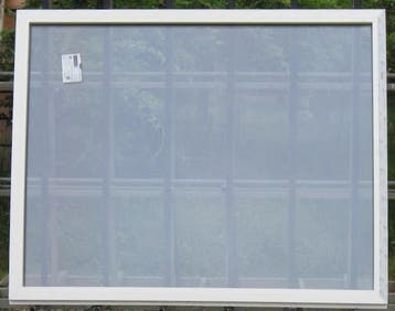 pvc raam , chassis , venster 193 x 155 wit / lichte eik, Kunststof, Raamkozijn, Nieuw, Ophalen of Verzenden