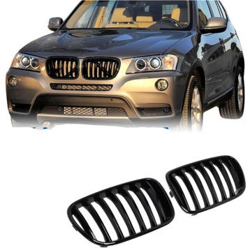 Grillen set | Nieren | geschikt voor BMW X3 | F25 2010-2014, Verzenden
