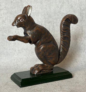 Notenkraker - Gietijzer - Squirrel, Antiek en Kunst