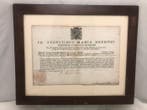 Italie - Lettre - Nomina a Cancelliere - 1746, Collections