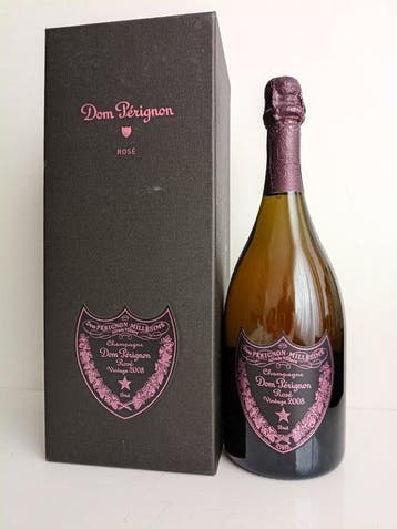 2008 Dom Pérignon, Vintage - Champagne Rosé, Brut - 1 Fles, Verzamelen, Nieuw