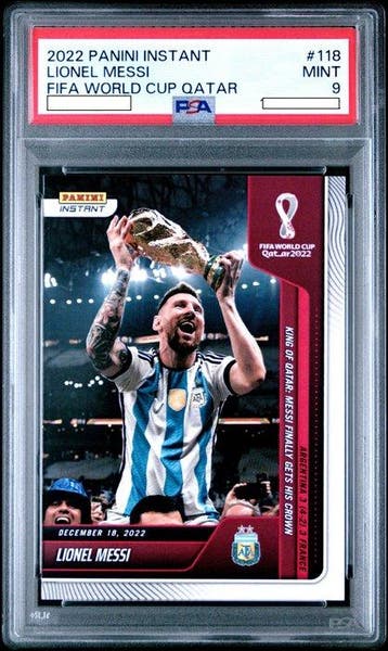 2022 Panini Instant Lionel Messi #118 - Fifa World Cup Qatar, Nieuw