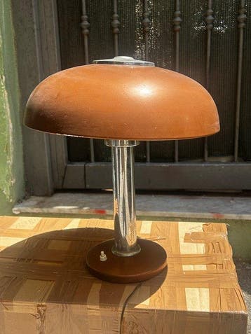 Ugo Pollice - Gio Ponti - Tafellamp - Metaal, Glas