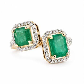 Zonder minimumprijs - Ring - 14 karaat Geel goud - 2.56ct.