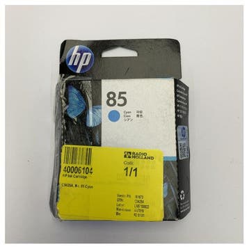 Bieden: HP No. 85 C9425A Inktcartridge Cyaan -, Ophalen of Verzenden, Nieuw