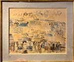 Raoul Dufy (1877-1953) - D’après promenade au bord de la mer
